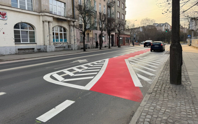 2/11 Nowa ścieżka rowerowa w centrum Gorzowa