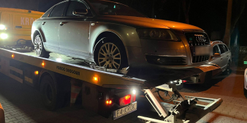 Pijany kierowca Audi na Korczaka