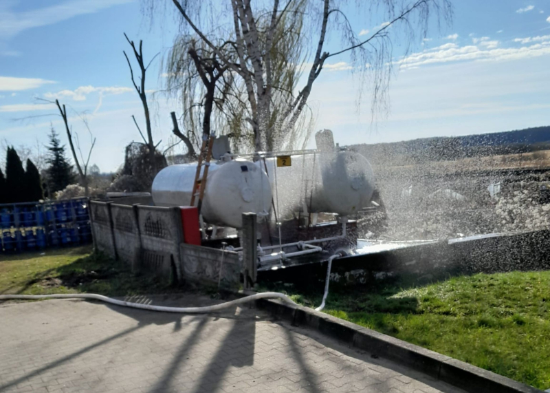 1/5 Rozszczelnienie zbiornika LPG na stacji paliw w Kamieniu Małym