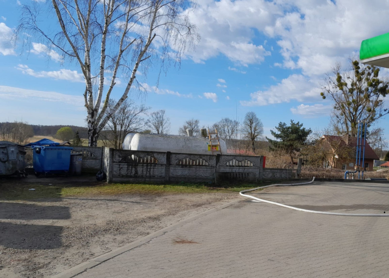 3/5 Rozszczelnienie zbiornika LPG na stacji paliw w Kamieniu Małym