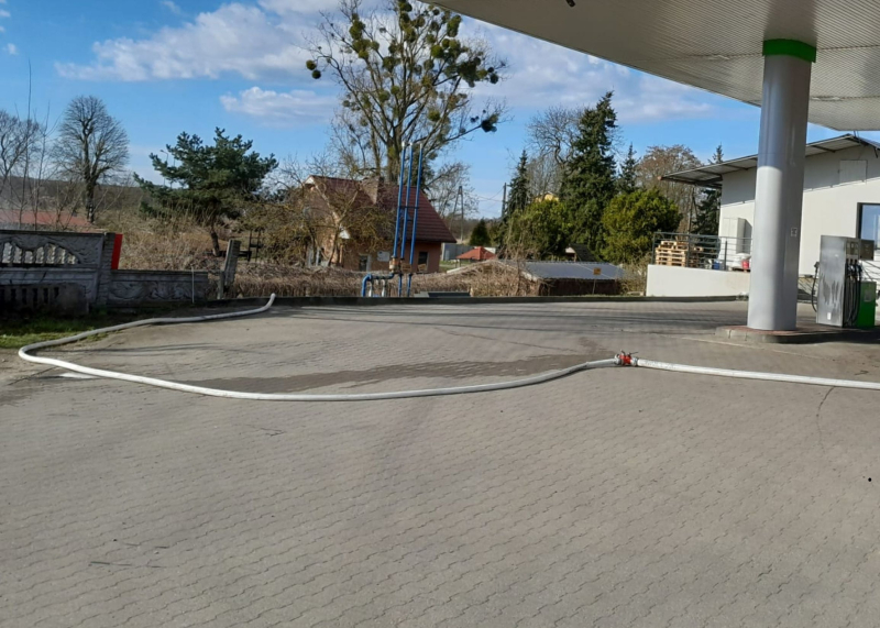 4/5 Rozszczelnienie zbiornika LPG na stacji paliw w Kamieniu Małym