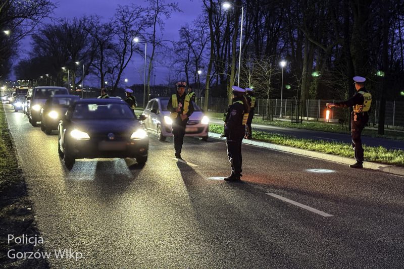 Poranne kontrole trzeźwości na Myśliborskiej