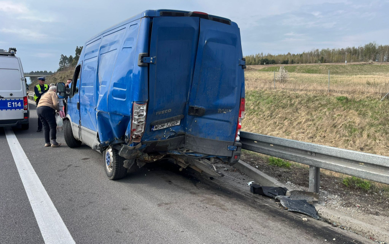 3/5 Wypadek na S3 w Gorzowie. Zderzenie Kii i busa