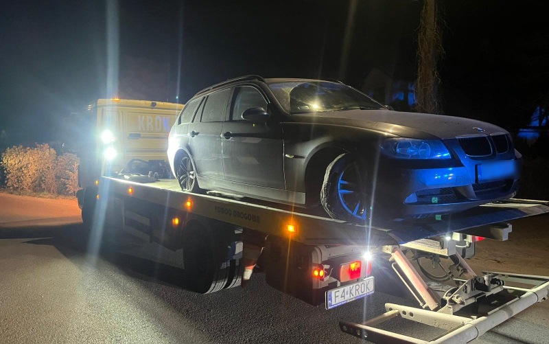 4/4 Pijany kierowca BMW zatrzymany w Karninie