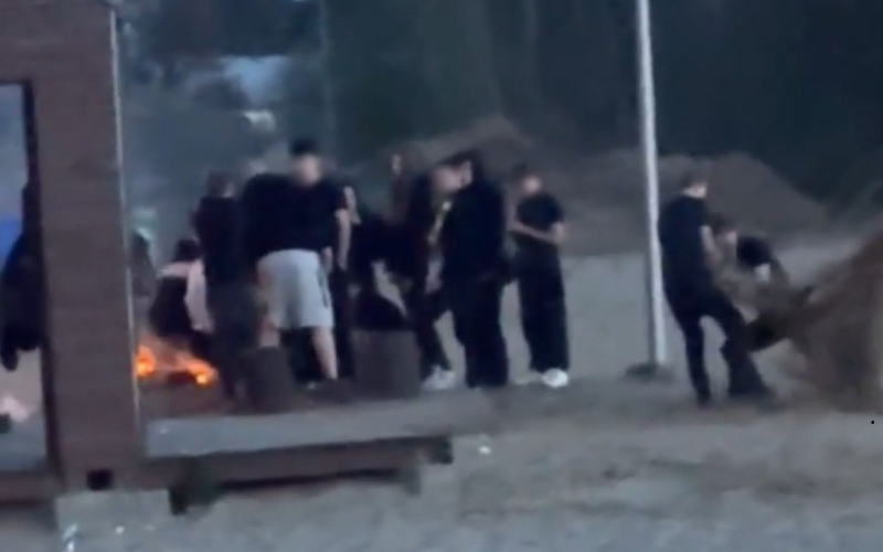 5/6 Niszczyli i palili plażowe parasole w ognisku nad jeziorem w Karninie