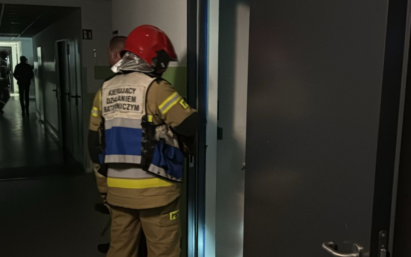1/7 Pożar rozdzielni elektrycznej w szpitalu w Gorzowie
