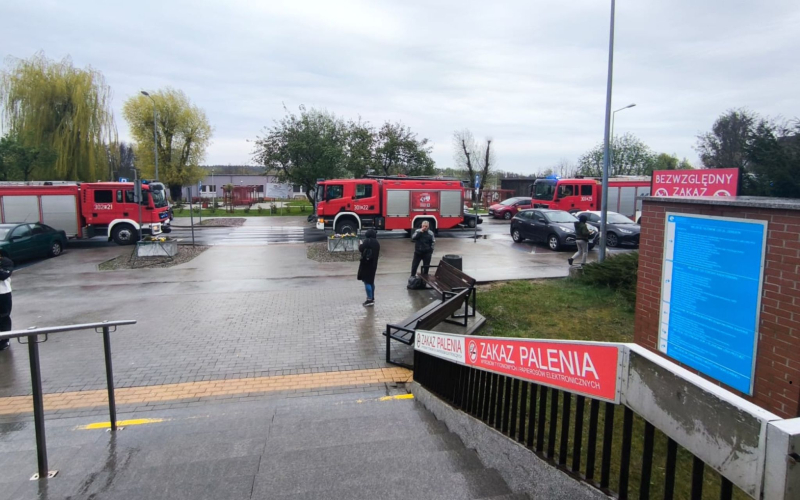 5/7 Pożar rozdzielni elektrycznej w szpitalu w Gorzowie