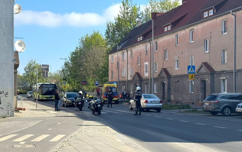 2/3 Potrącenie pieszego przy ul. Towarowej