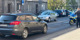 Potrącenie pieszego przy ul. Towarowej