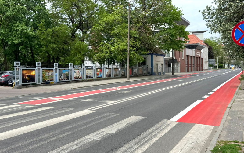 4/4 Oznakowanie na ul. Dąbrowskiego w Gorzowie