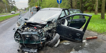 Wypadek na Słowiańskiej w Gorzowie