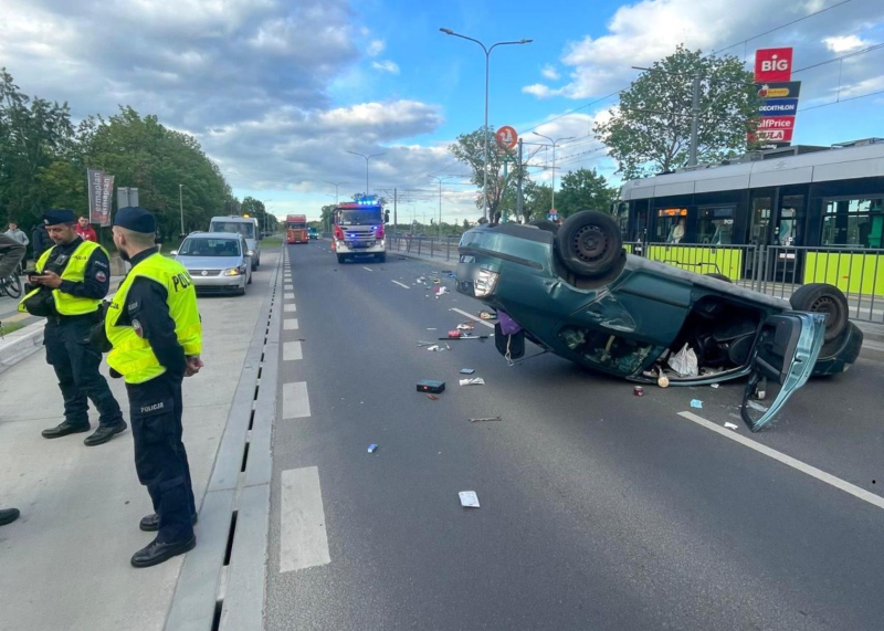 1/10 Wypadek na Walczaka. Zderzenie Skody i Volkswagena