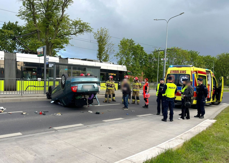 8/10 Wypadek na Walczaka. Zderzenie Skody i Volkswagena
