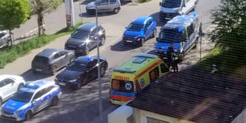 Awantura i potrącenie przy ul. Wyczółkowskiego