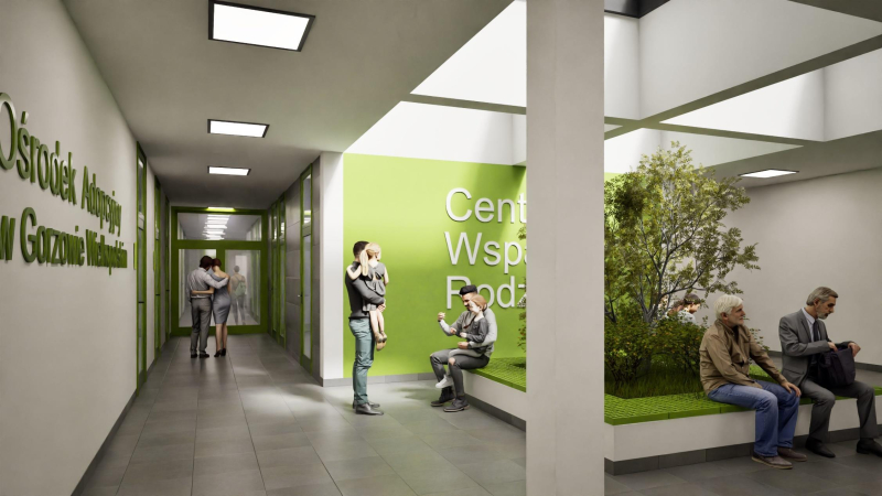 10/13 Wizualizacja centrum wsparcia rodziny w Gorzowie