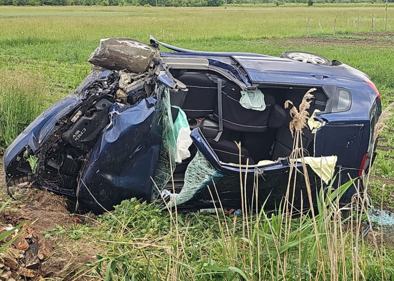 4/4 Śmiertelny wypadek w Brzozowcu. Nie żyje kierujący Kią