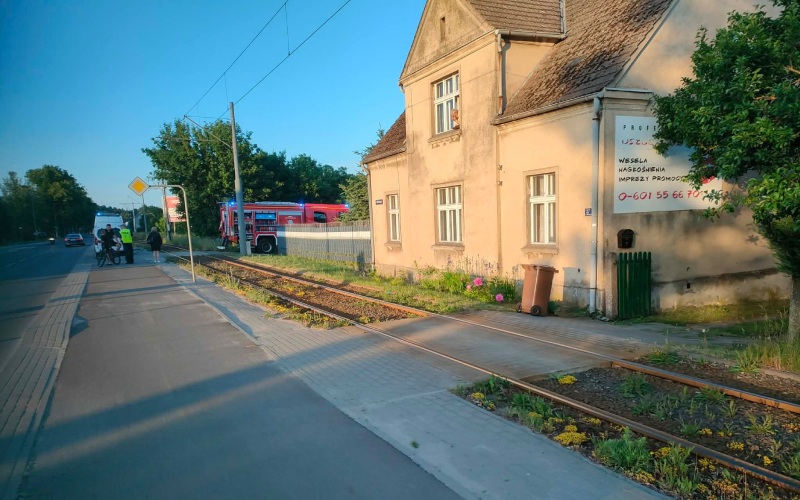 4/5 Pożar Volkswagena i Forda przy ul. Kostrzyńskiej w Gorzowie
