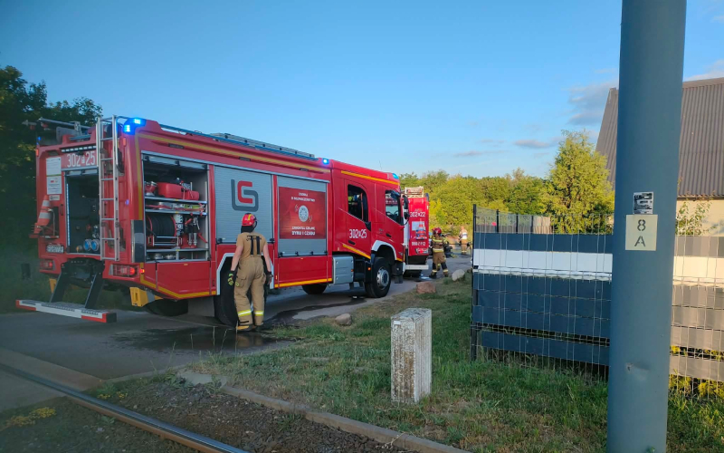 5/5 Pożar Volkswagena i Forda przy ul. Kostrzyńskiej w Gorzowie