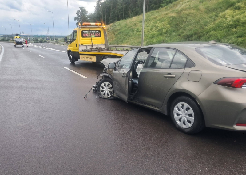 5/9 Wypadek na S3 na węźle Gorzów Zachód
