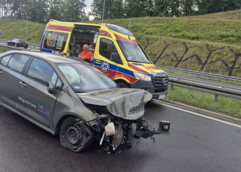 9/9 Wypadek na S3 na węźle Gorzów Zachód