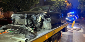 Pijany kierowca Audi rozbił auta na Borowskiego