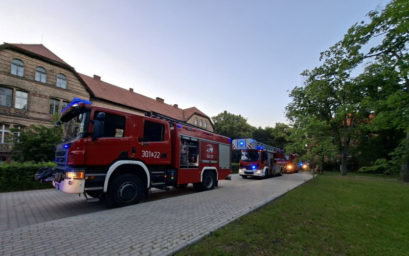 2/15 Pożar w budynku DPS przy ul. Walczaka w Gorzowie