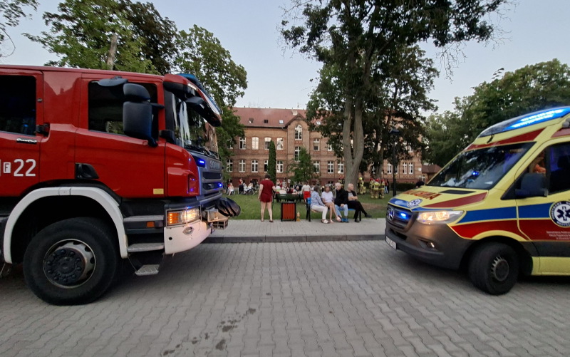 4/15 Pożar w budynku DPS przy ul. Walczaka w Gorzowie