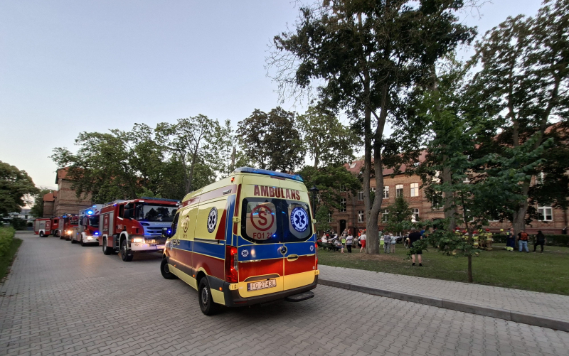 5/15 Pożar w budynku DPS przy ul. Walczaka w Gorzowie
