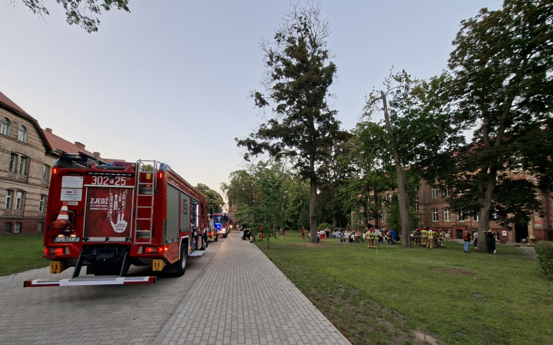 9/15 Pożar w budynku DPS przy ul. Walczaka w Gorzowie