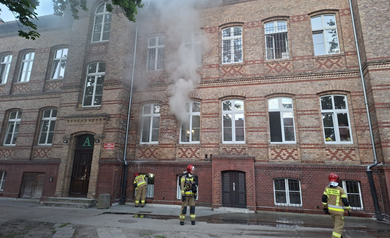 15/15 Pożar w budynku DPS przy ul. Walczaka w Gorzowie