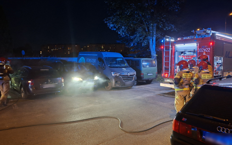 3/16 Podpalenie Renault przy ul. Widok w Gorzowie