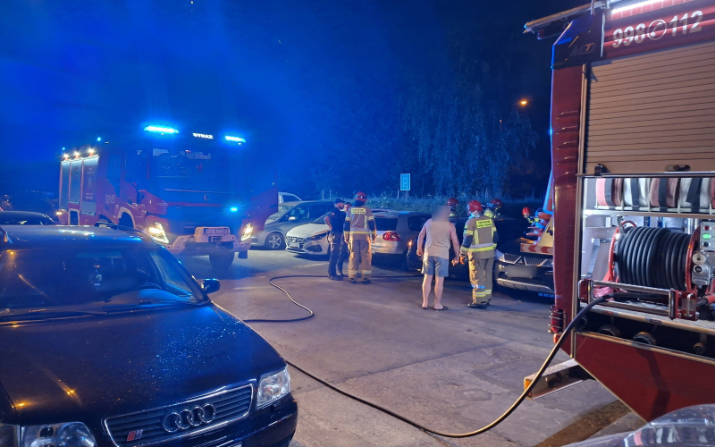 4/16 Podpalenie Renault przy ul. Widok w Gorzowie