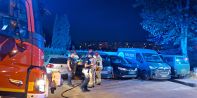 Podpalenie Renault przy ul. Widok