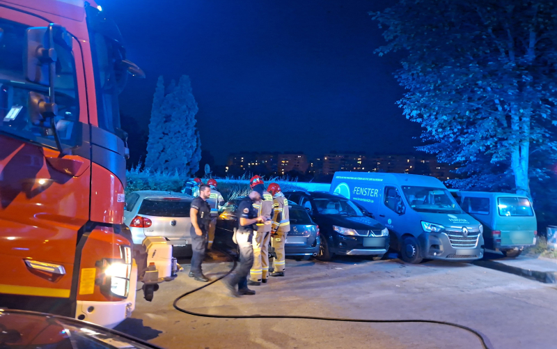 14/16 Podpalenie Renault przy ul. Widok w Gorzowie