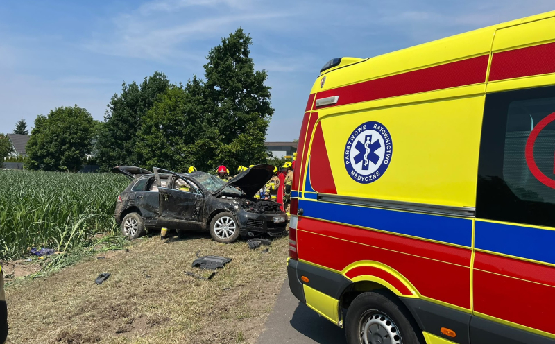 2/8 Wypadek w Wojcieszycach koło Gorzowa