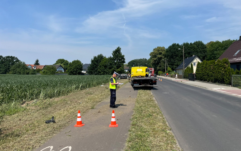 7/8 Wypadek w Wojcieszycach koło Gorzowa