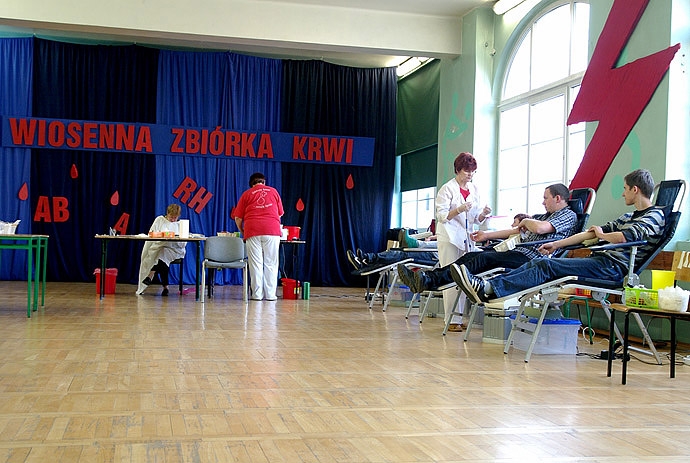 3/12 Gorzów: Zbiórka krwi w Zespole Szkół Elektrycznych