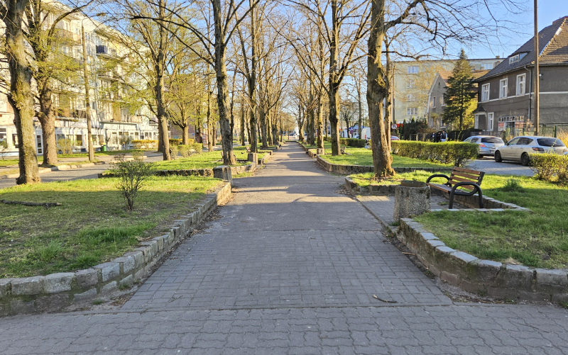 2/6 Ulica Marcinkowskiego z alejkami zostanie przebudowana