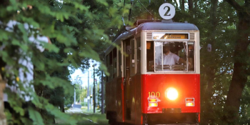 Zabytkowy tramwaj na ulicach Gorzowa