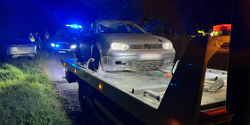 Policyjny pościg za Volkswagenem