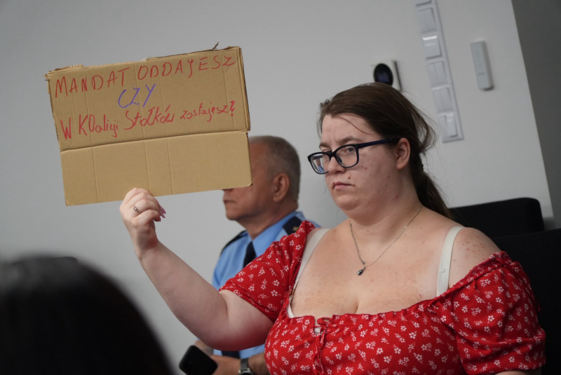 1/17 Protest mieszkańców i głosowania podczas sesji