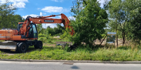 Budowa Dino na os. Piaski