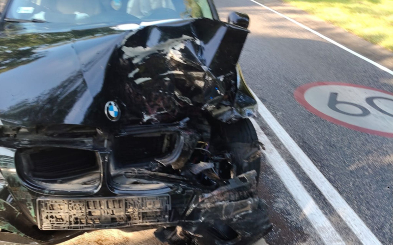 2/5 Wypadek na DK22. Pijany kierowca BMW