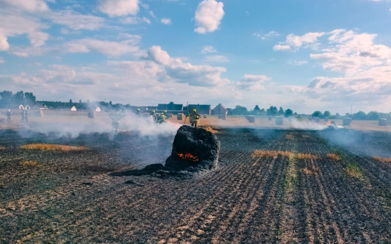 1/7 Podpalenie ścierniska przy ul. Niwickiej w Gorzowie