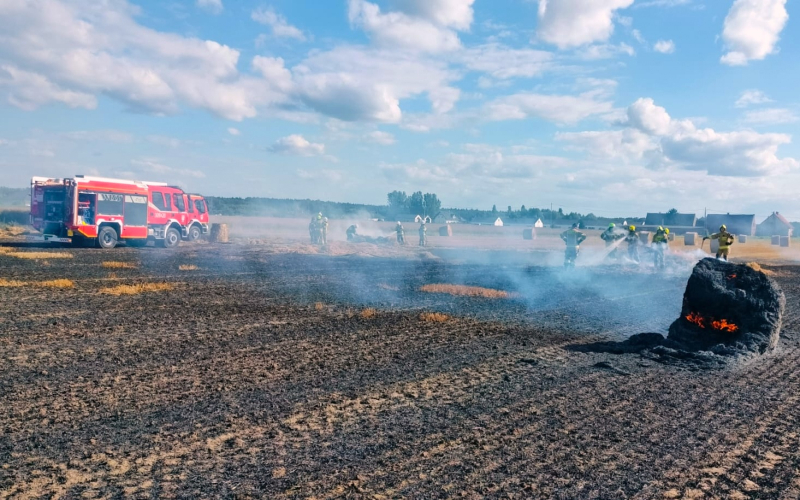 6/7 Podpalenie ścierniska przy ul. Niwickiej w Gorzowie