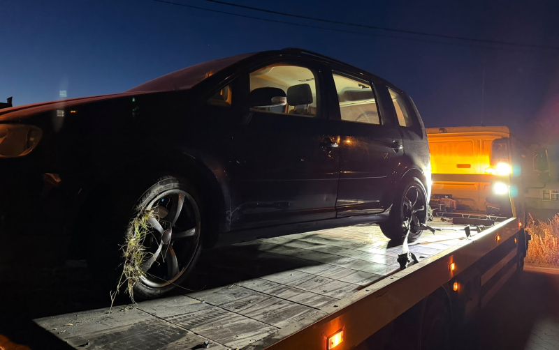 1/5 Pijany kierowca Volkswagena wjechał do rowu na Sulęcińskiej