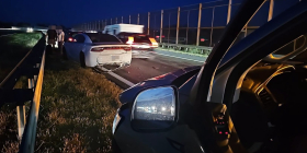  Wypadek na S3. Zderzenie dwóch Volkswagenów i Dodga