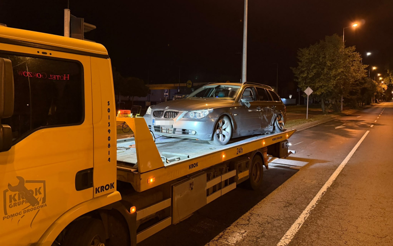 5/5 Pijany kierowca BMW zatrzymany na Walczaka