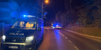 Motocyklista zderzył się z busem na Żwirowej