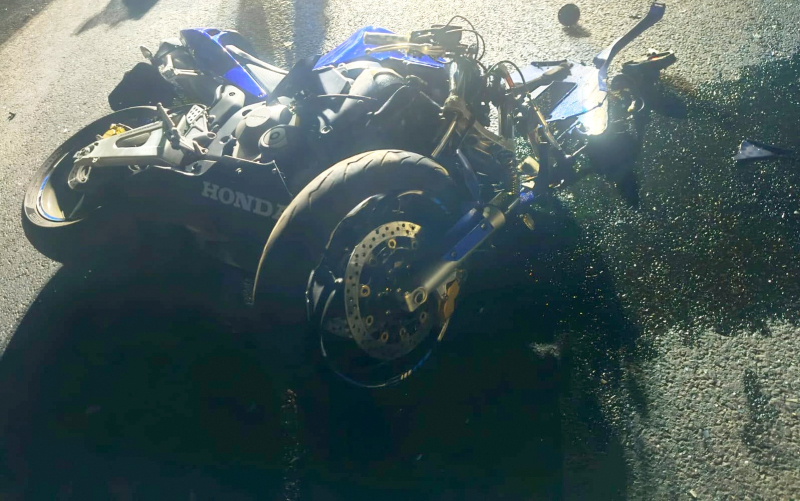 3/5 Śmiertelny wypadek motocyklisty na Kostrzyńskiej. Nie żyje policjant